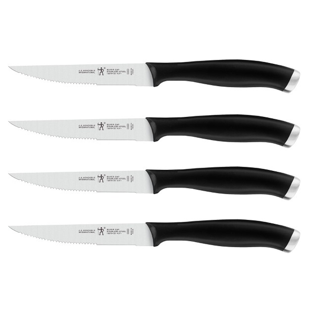 Henckels Silvercap 4 pc Steak Knife Set