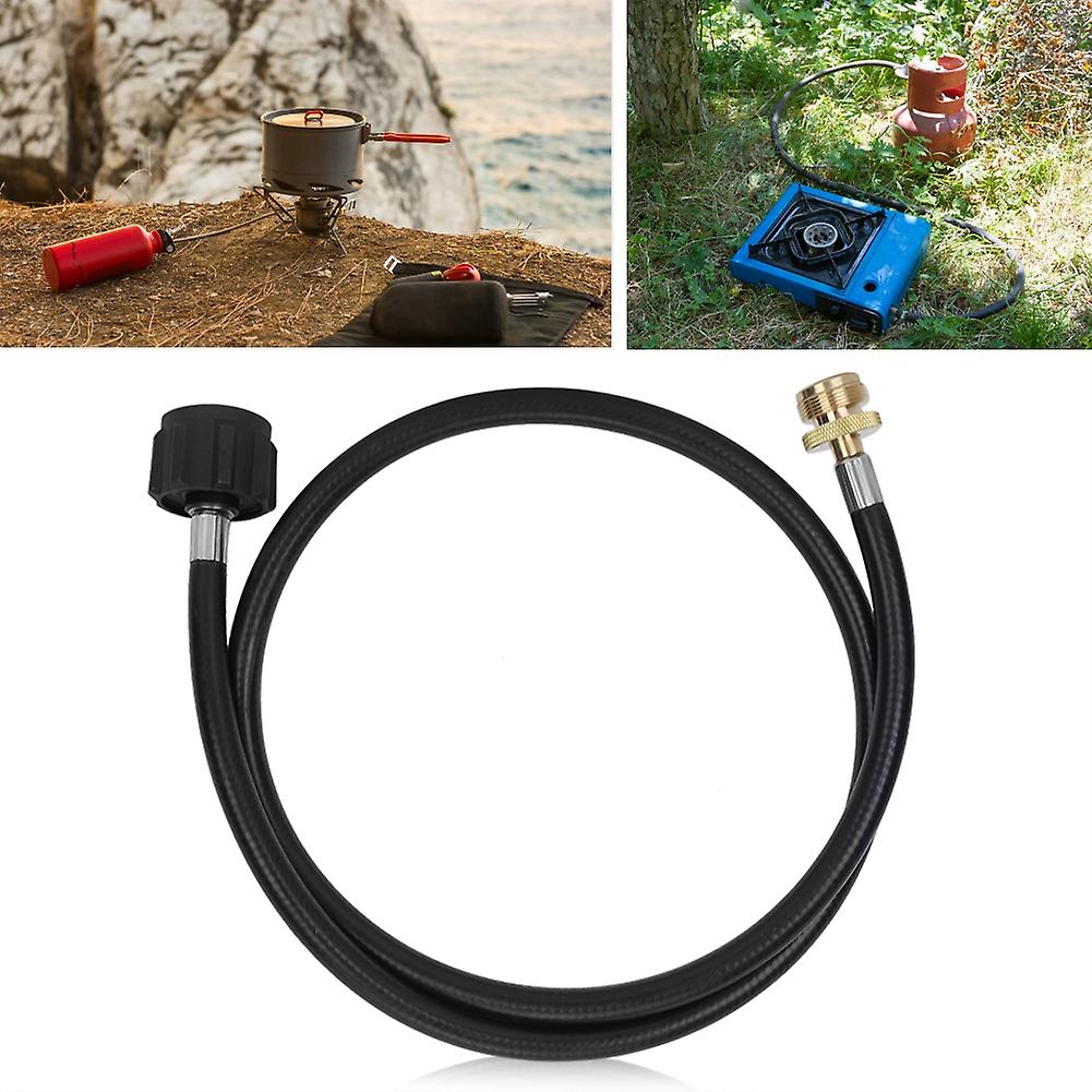 1.2m Hose Propane Gas Hose Tank Adapter Converter Pipe For Camping Stove Bbq Grill