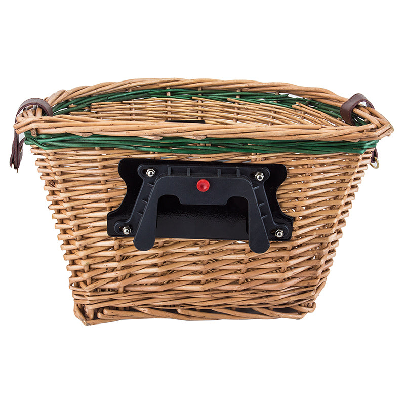 BASKET SunLite Front WICKER HONEY-Green QR