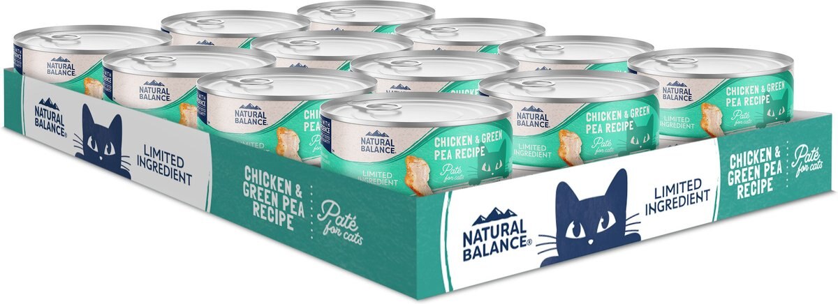 Natural Balance Limited Ingredient Chicken and Green Pea Recipe Wet Cat Food