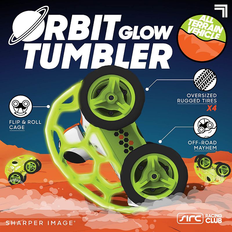 Sharper Image Orbit Tumbler Glow-In-The-Dark Rover