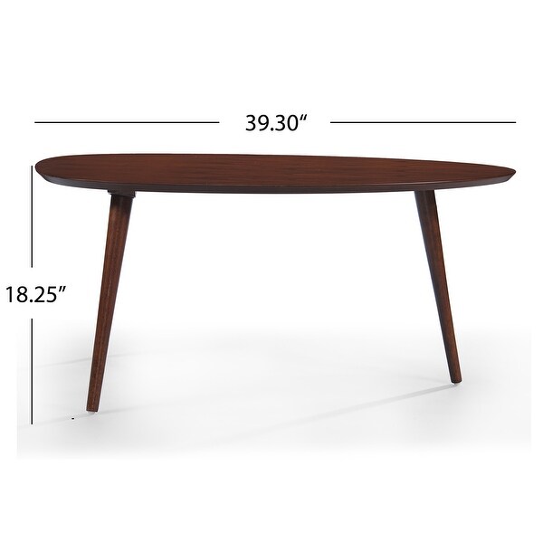 Elam Mid-Century Wood Coffee Table by Christopher Knight Home - 39.30