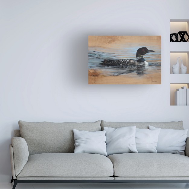 Trademark Fine Art jim Brune x27 loon Reflection x27 Canvas Art