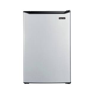 Magic Chef 4.5 cu. ft. Mini Fridge with True Freezer in Stainless Look HMTR450SE