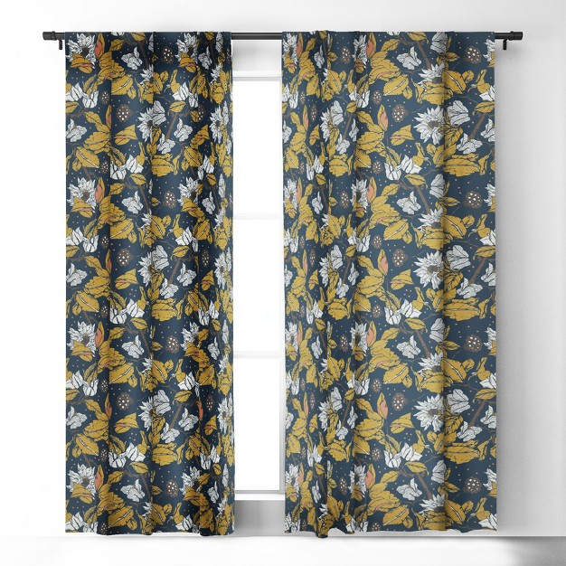 1pc Blackout Window Curtain Panel Deny Designs