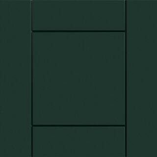 WeatherStrong Sanibel 13 in. W x 0.75 in. D x 13 in. H Green Cabinet Door Sample Emerald Green Matte SD1313-HD-SEG