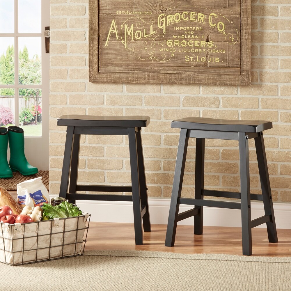 Salvador Saddle Seat Counter Stool (Set of 2) by iNSPIRE Q Bold