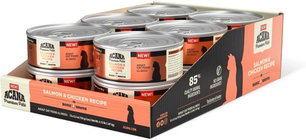 ACANA Salmon + Chicken in Bone Broth Grain-Free Wet Cat Food