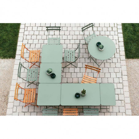 Table de jardin pliante en métal 2 personnes - Bistro FERMOB