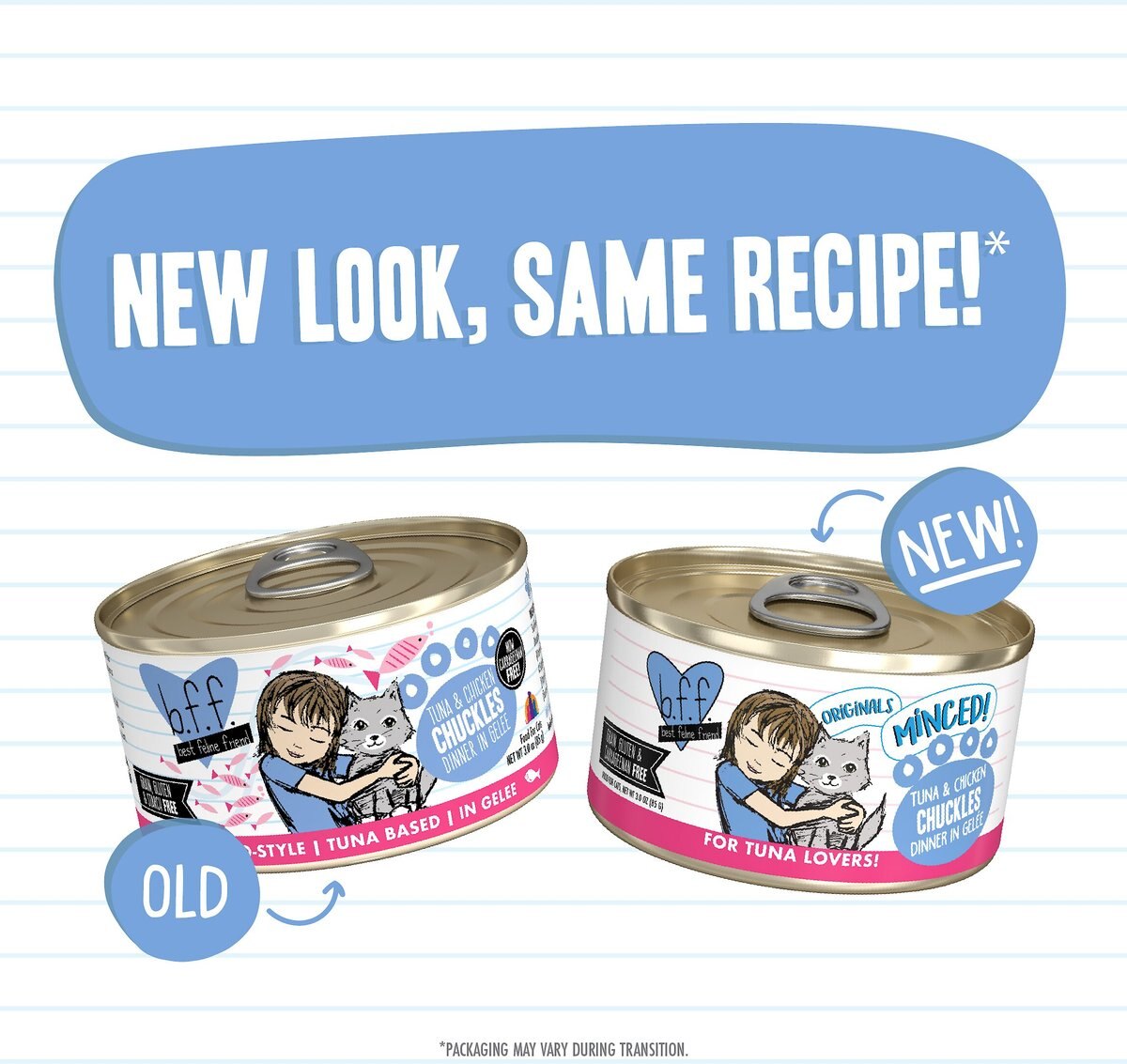 BFF Tuna and Chicken Chuckles Dinner in Gelee Canned Cat Food