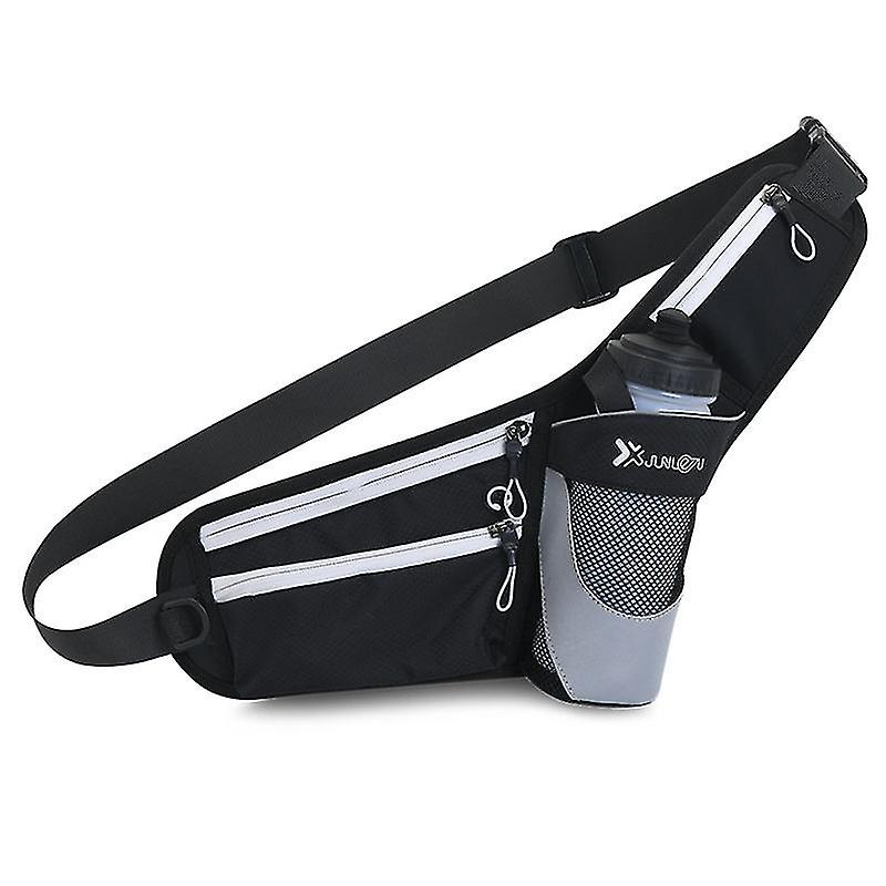 Outdoor Sports Kettle Waist Bag Run Waterproof Fashion Women Belt Bag Reflective Durable Fanny Pack Men Traval Crossbody Bag Black