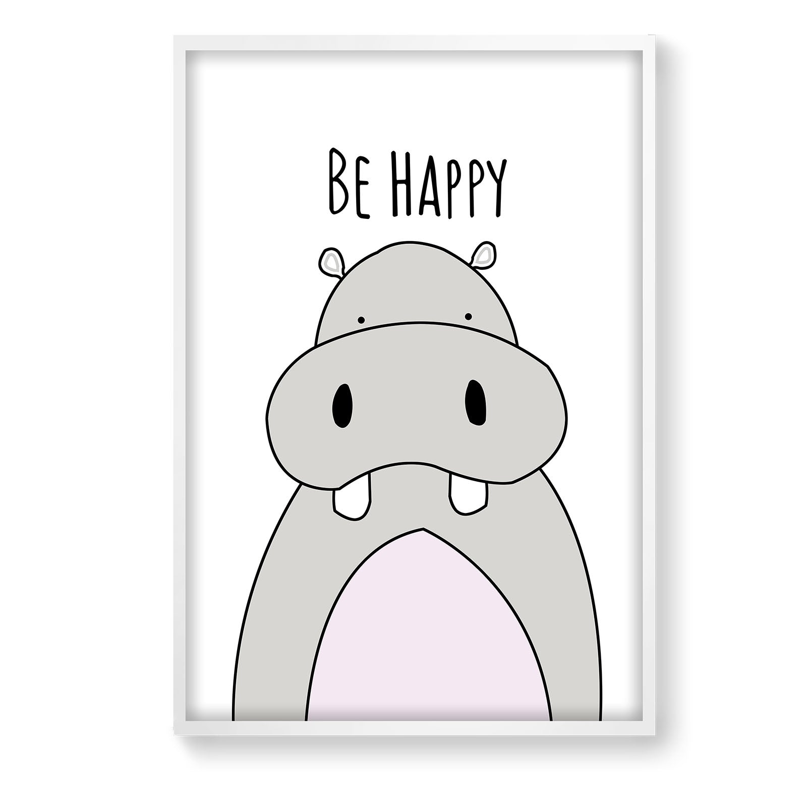 Be Happy Be Strong Be Unique Set Of 3 Framed Graphic Art Print Soapr0008