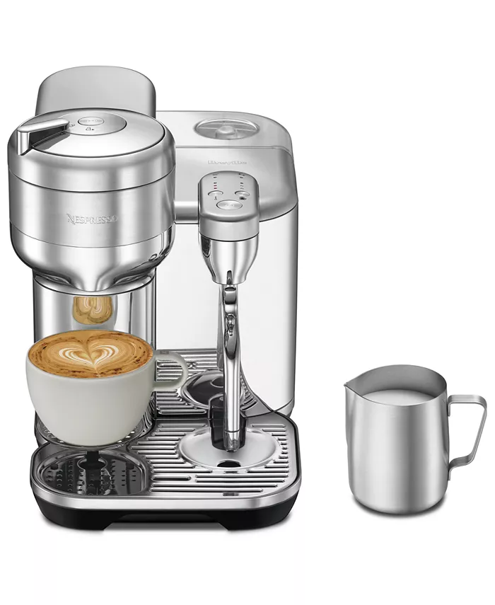 Breville Nespresso Vertuo Creatista by Coffee and Espresso Machine in Stainless Steel