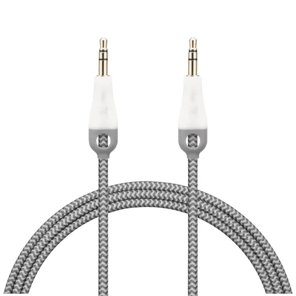 Lifeworks iHome 5' Double-Injected Nylon Audio Cable With Enhanced Strain Relief