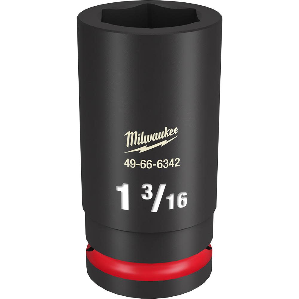 Milwaukee Impact Socket 3/4 Drive 1 3/16 Deep 6 Point 49-66-6342 from Milwaukee