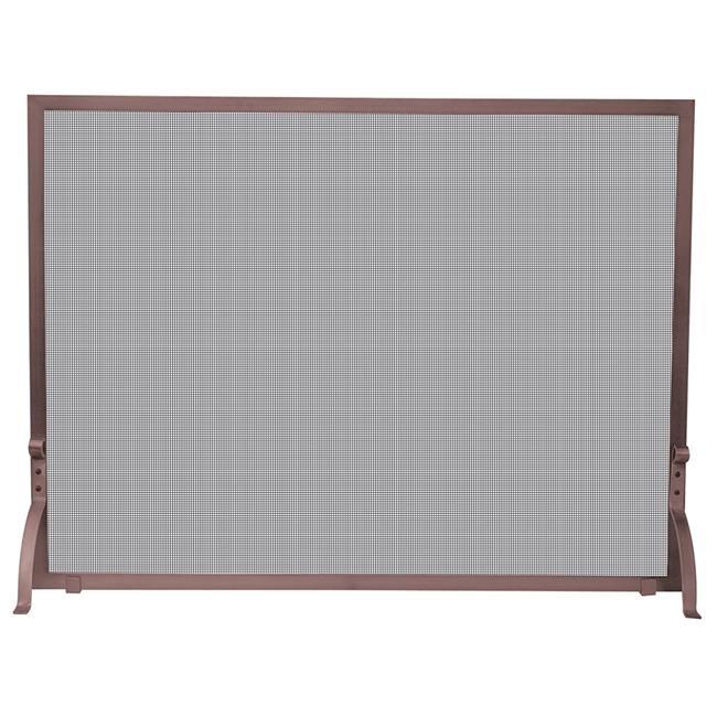 Uniflame S-1301 Single Panel Antique Copper Finish Screen