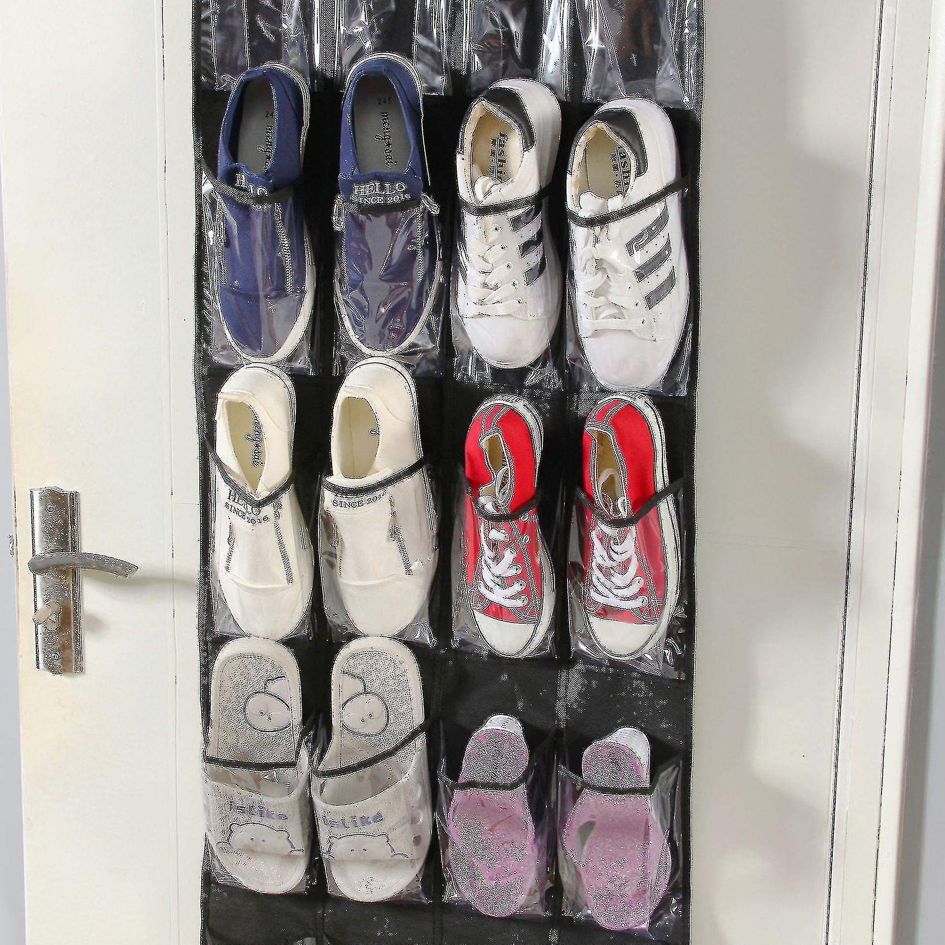 24 Pockets The Door Hanging Shoe Organizer