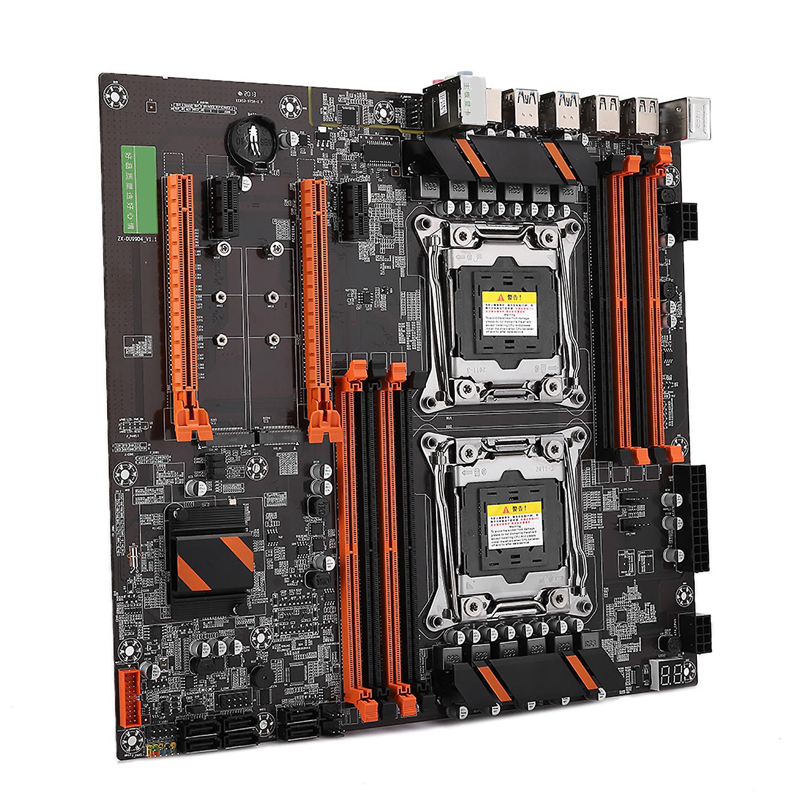 Dual Socket Desktop Motherboard 2011-3 Pin Ddr4 For Studio Computer Game Simulator E5cpu