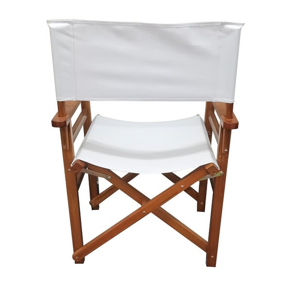 Wooden Director Folding Chair，Set of 2 - Overstock - 35269296