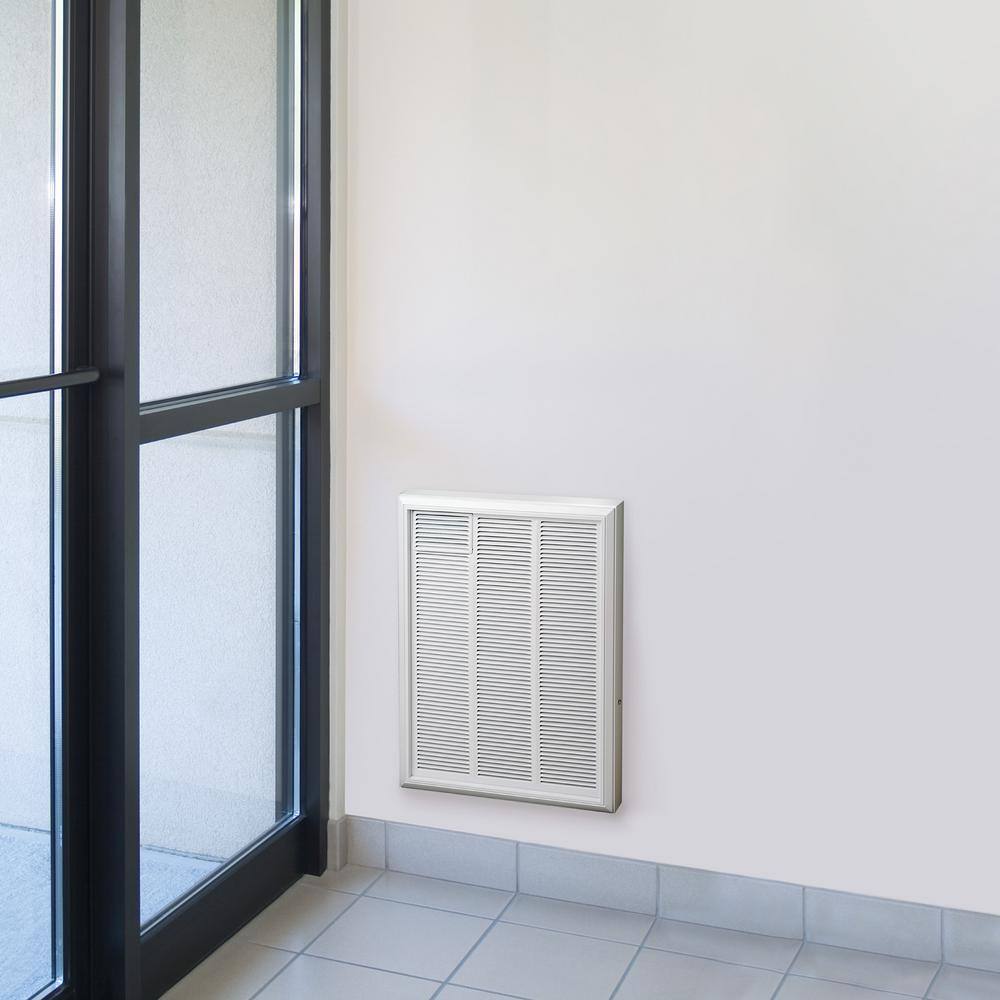 Dimplex 240-volt 4800-watt Commercial In-wall Fan-forced Electric Heater in White with Thermostat RFI848D31W