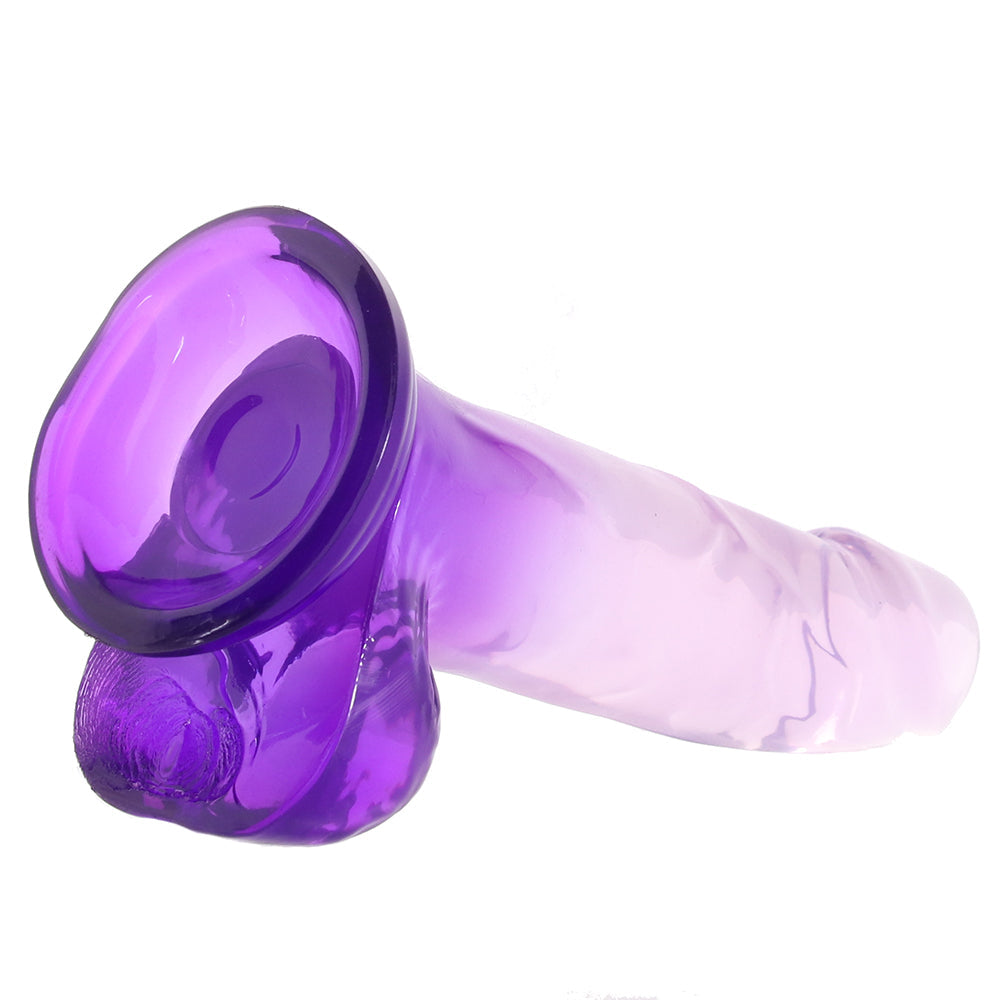 King Cock 7 Inch Ballsy Dildo in Purple