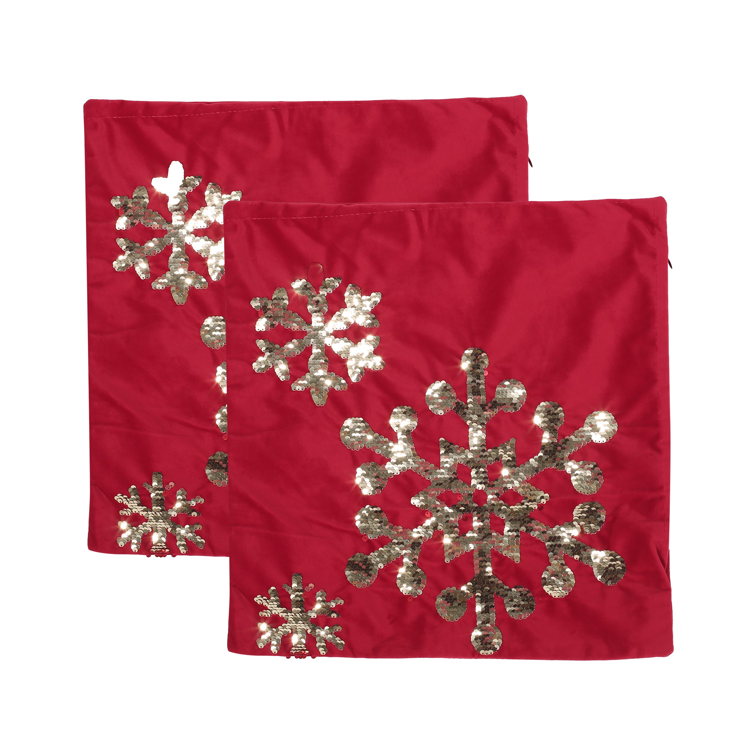 Geary Glam Velvet Christmas Throw Pillow Cover