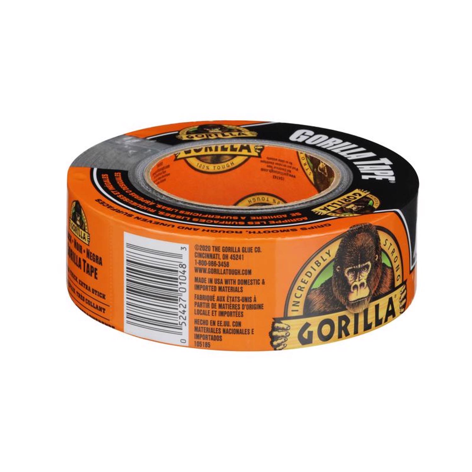 Gorilla 1.88 in. W X 30 yd L Black Duct Tape