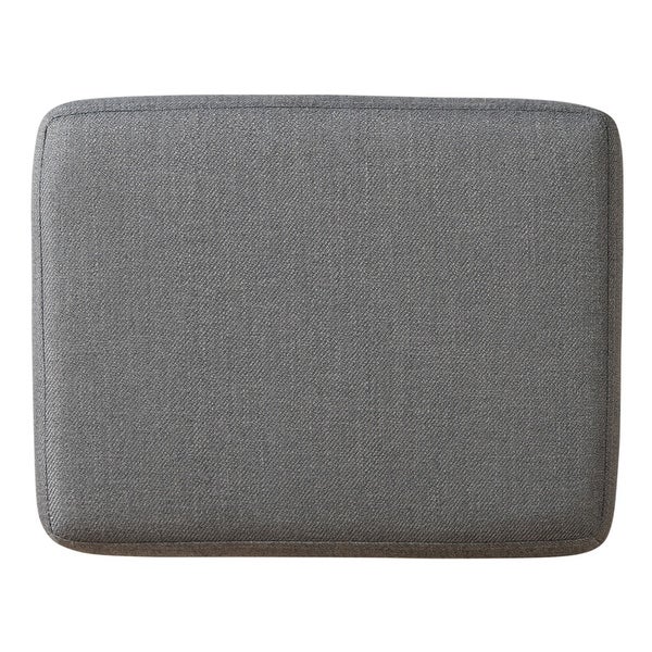 Hayden Way Gray Wash Upholstered Console Stool