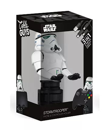 Exquisite Gaming Cable Guy Controller and Phone Holder Star Wars Empires Elite Stormtrooper 8