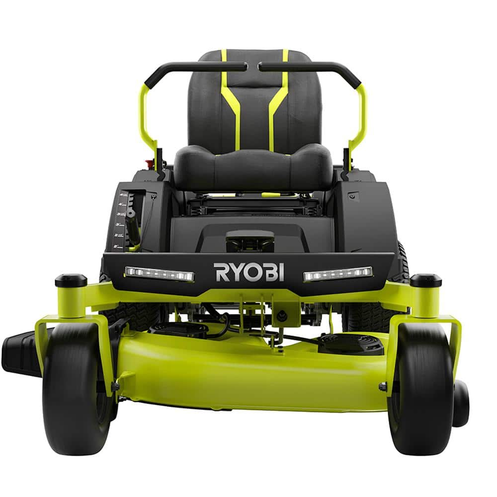 RYOBI 42 in. 100 Ah Battery Electric Riding Zero Turn Mower RY48ZTR100