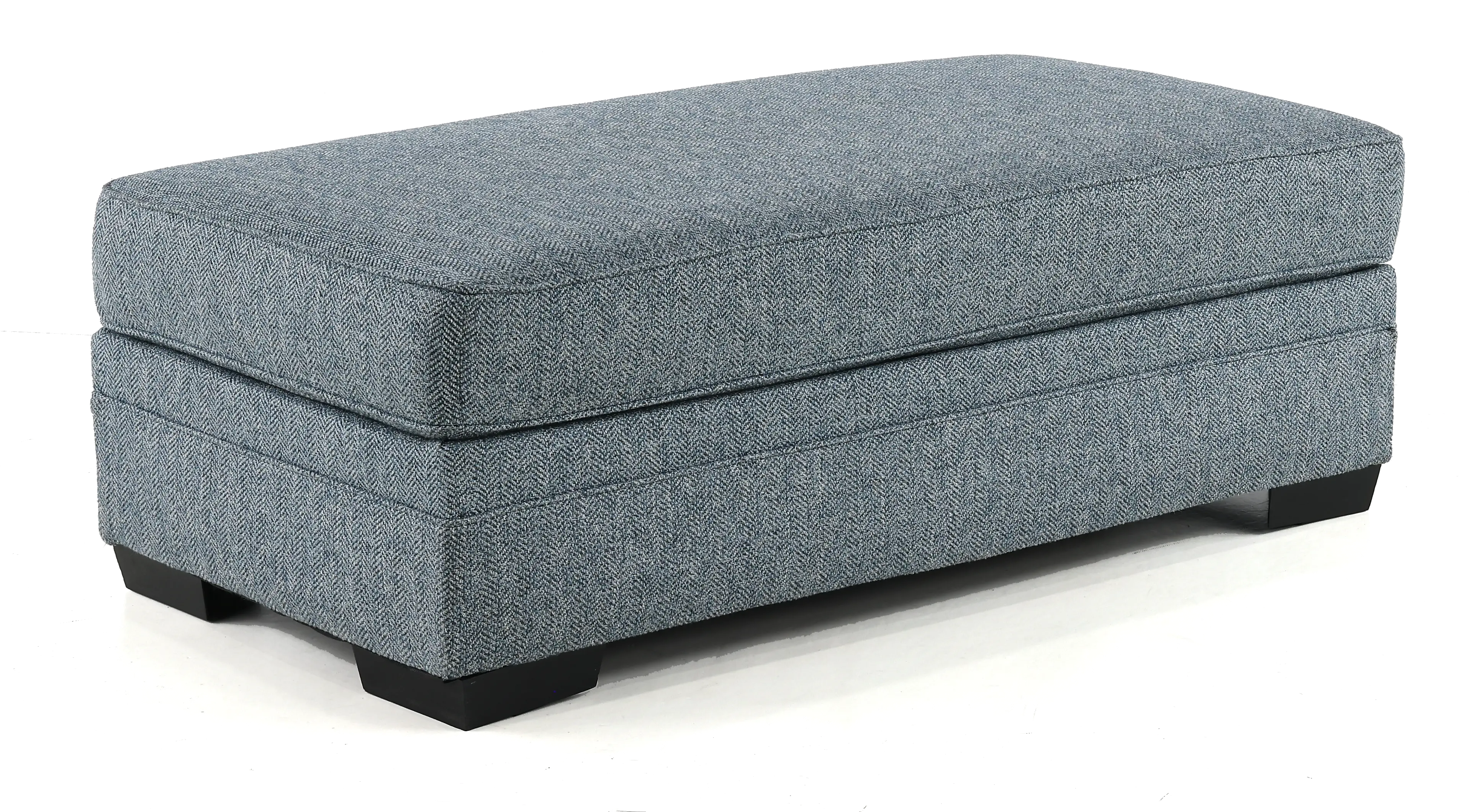 Acropolis Blue Ottoman