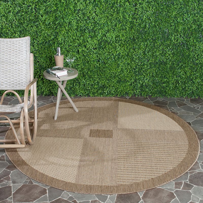 Safavieh Courtyard Square Indoor Outdoor Patio Rug - 2'7 x 5'