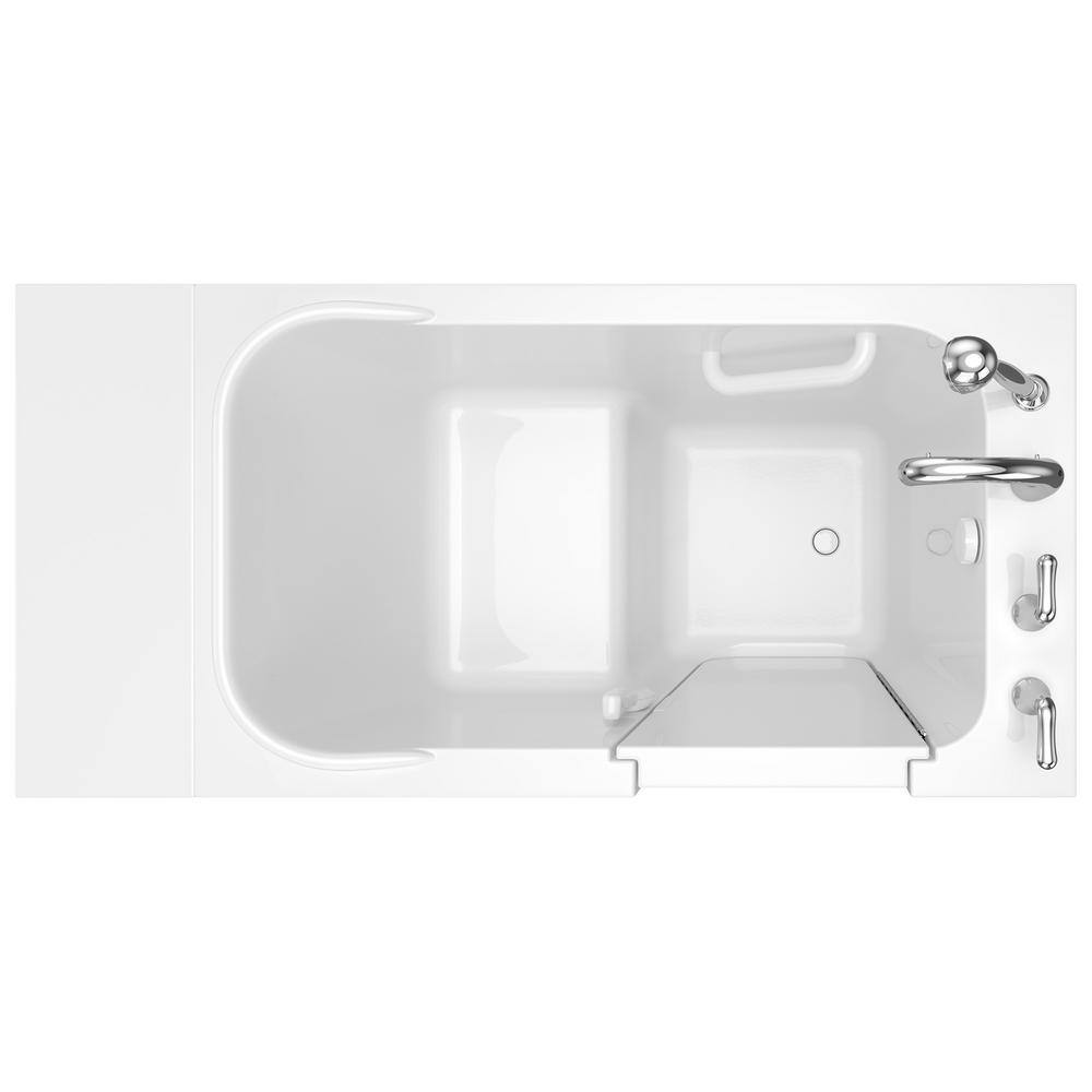 🎉Limited Time Offer🎉Safety Tubs Value Series 48 in. Right Hand Walk-In Bathtub in White SSA4828RS-WH