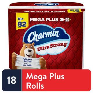 Charmin Ultra Strong Toilet Paper Rolls (18 Mega Plus Rolls) 003077204237