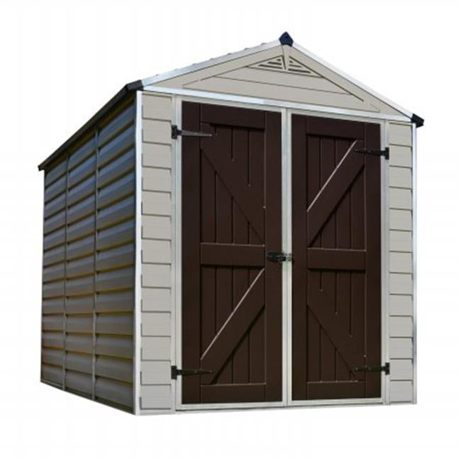 SkyLight Storage Shed - 6 x 8 ft. - Tan