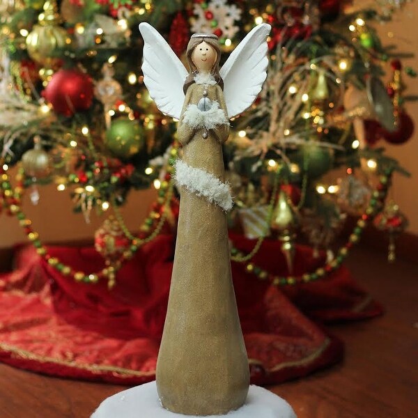 Tall Praying Angel Christmas Figure