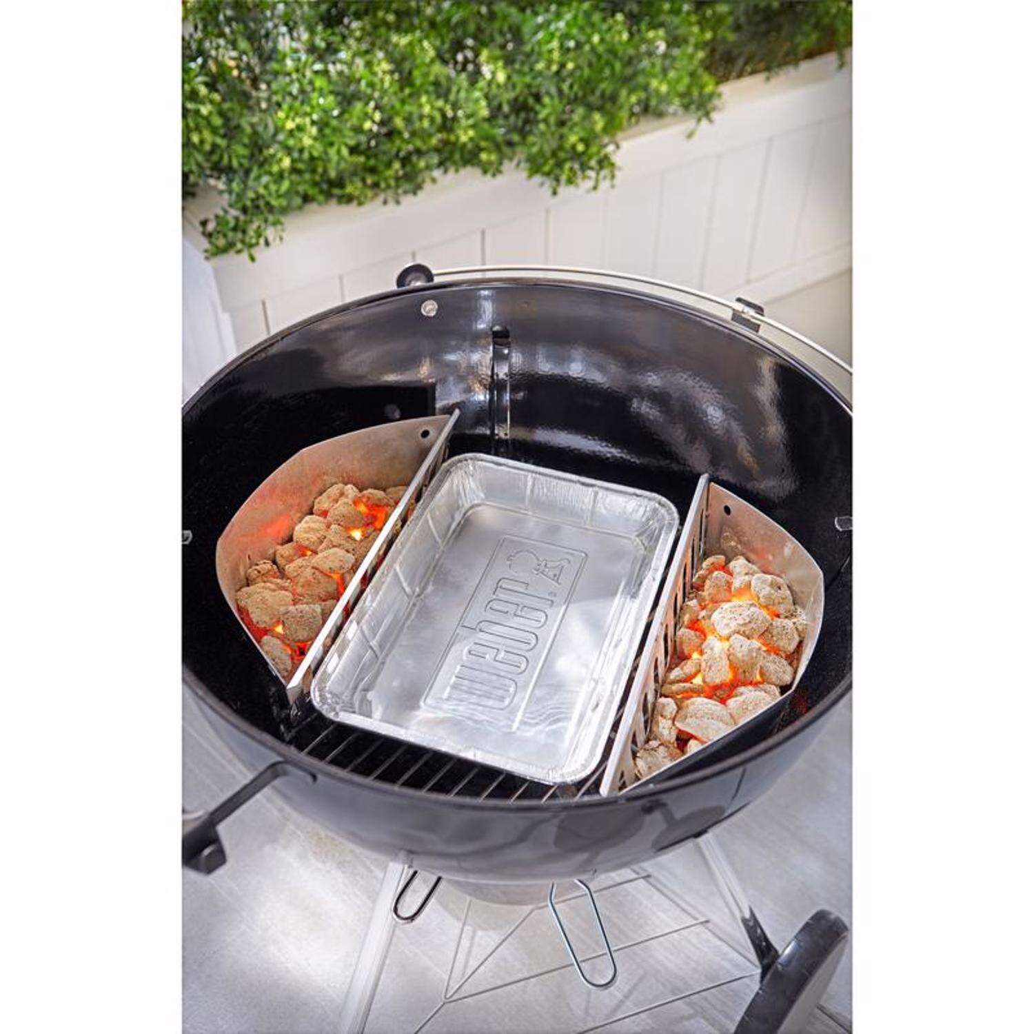 Weber Aluminum Drip Pan 13.1 in. L X 9.1 in. W For Weber