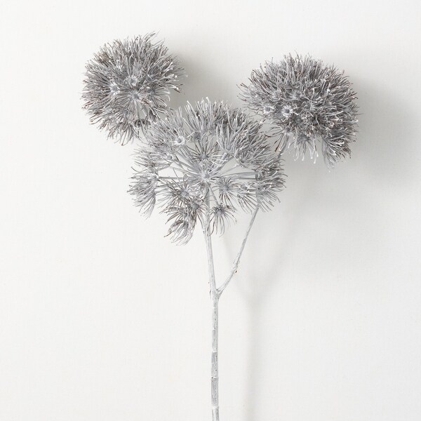 31.5H Sullivans Triple Dusty Charcoal Allium，White