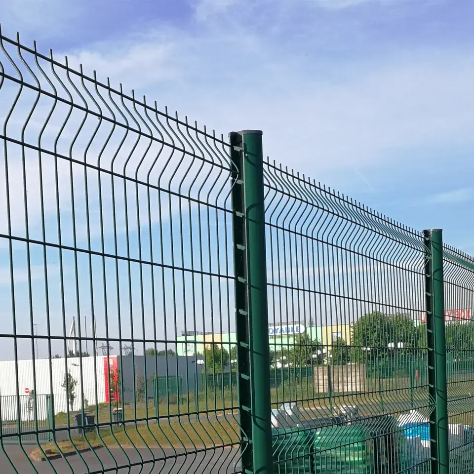 Factory Supply Powder coated 3D bending Welded Wire Mesh Fence for Garden fence