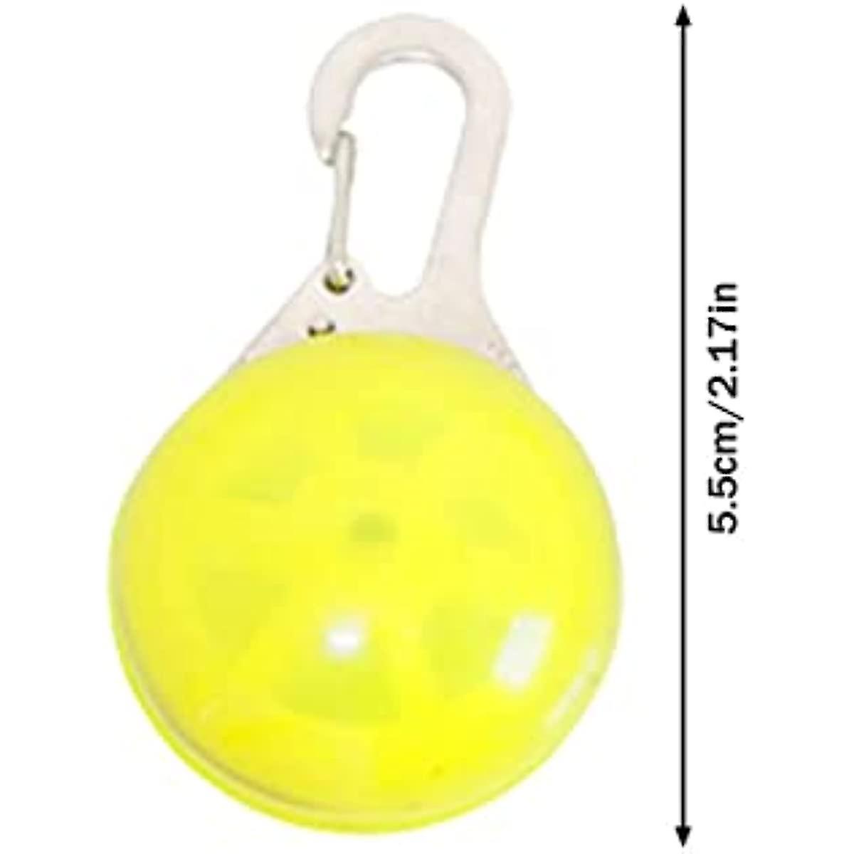 Ball-shaped Pet Dog Collar Anti-lost Led Glowing Luminous Night Safety Collar  Pet Necklace Collar Decor  For Dogs Night Go Out  Usb Charging