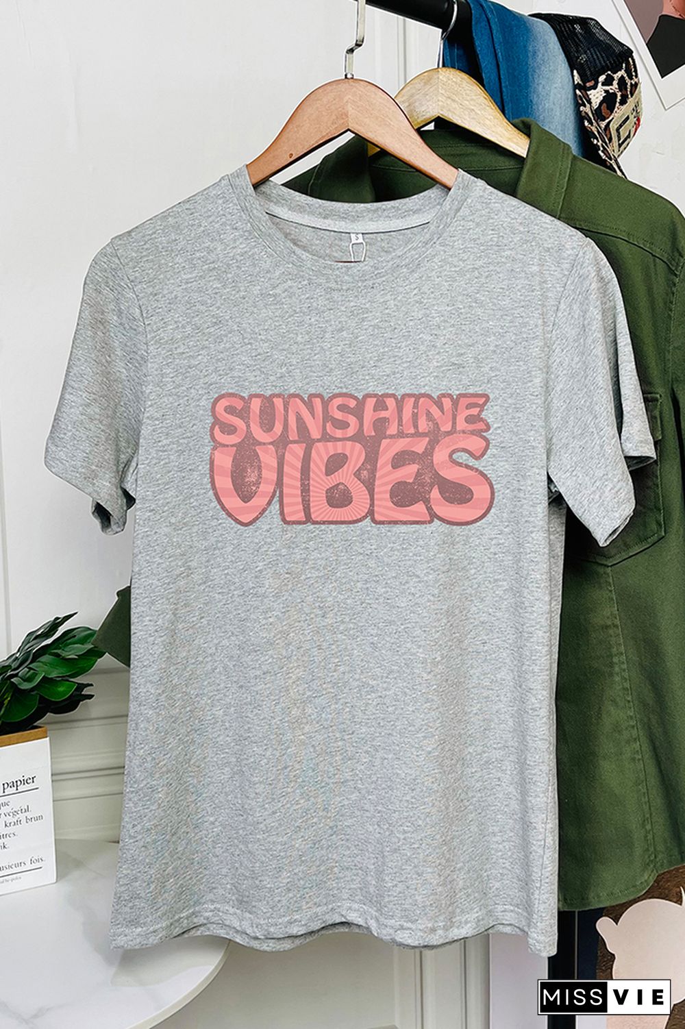 Sunshine Vibes Graphic Tee Wholesale