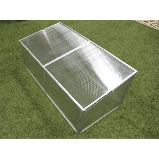 Zenport SH7005-ZD Folding Aluminum Cold Frame Greenhouse