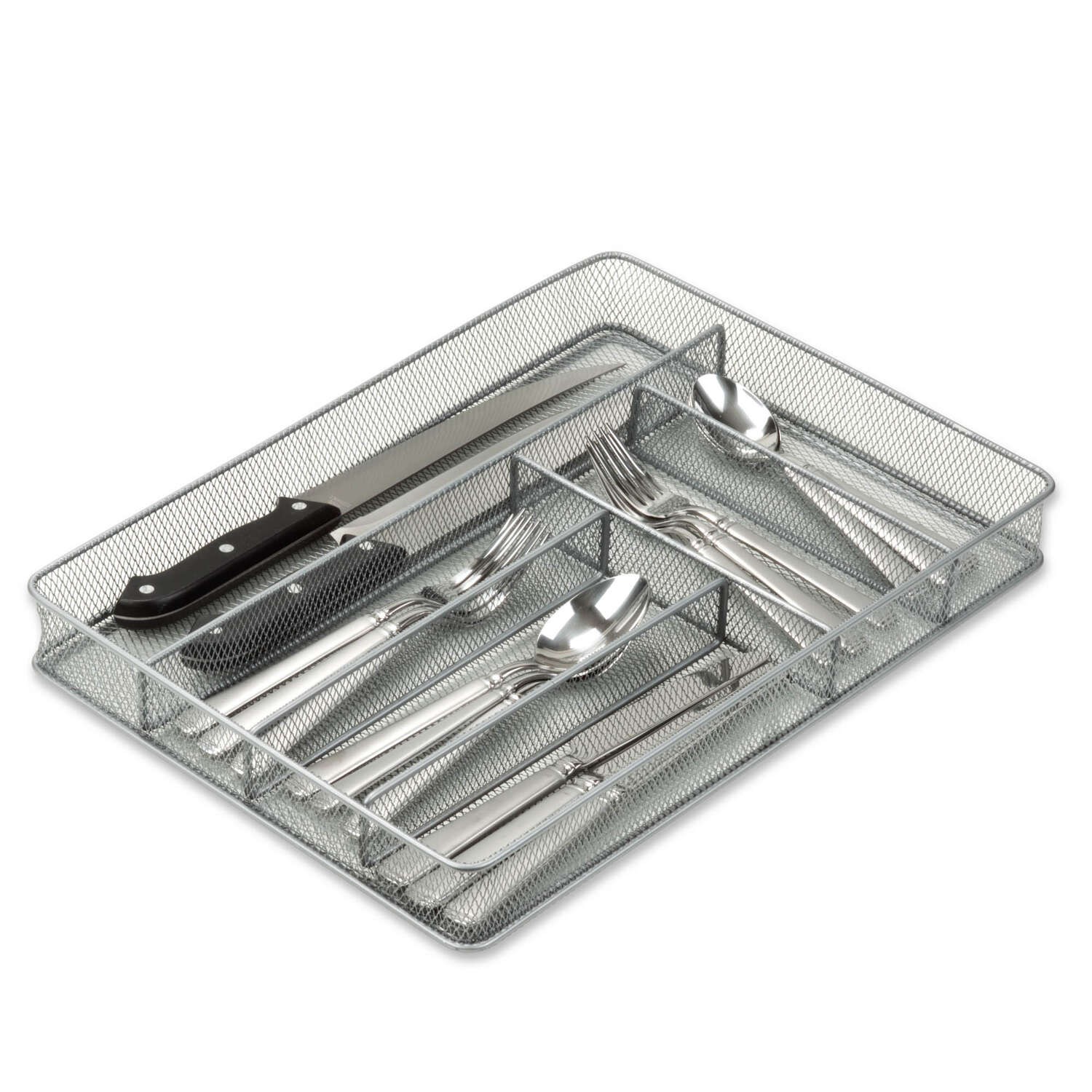 Honey-Can-Do 2 in. H X 11 in. W X 16 in. D Steel Drawer Organizer