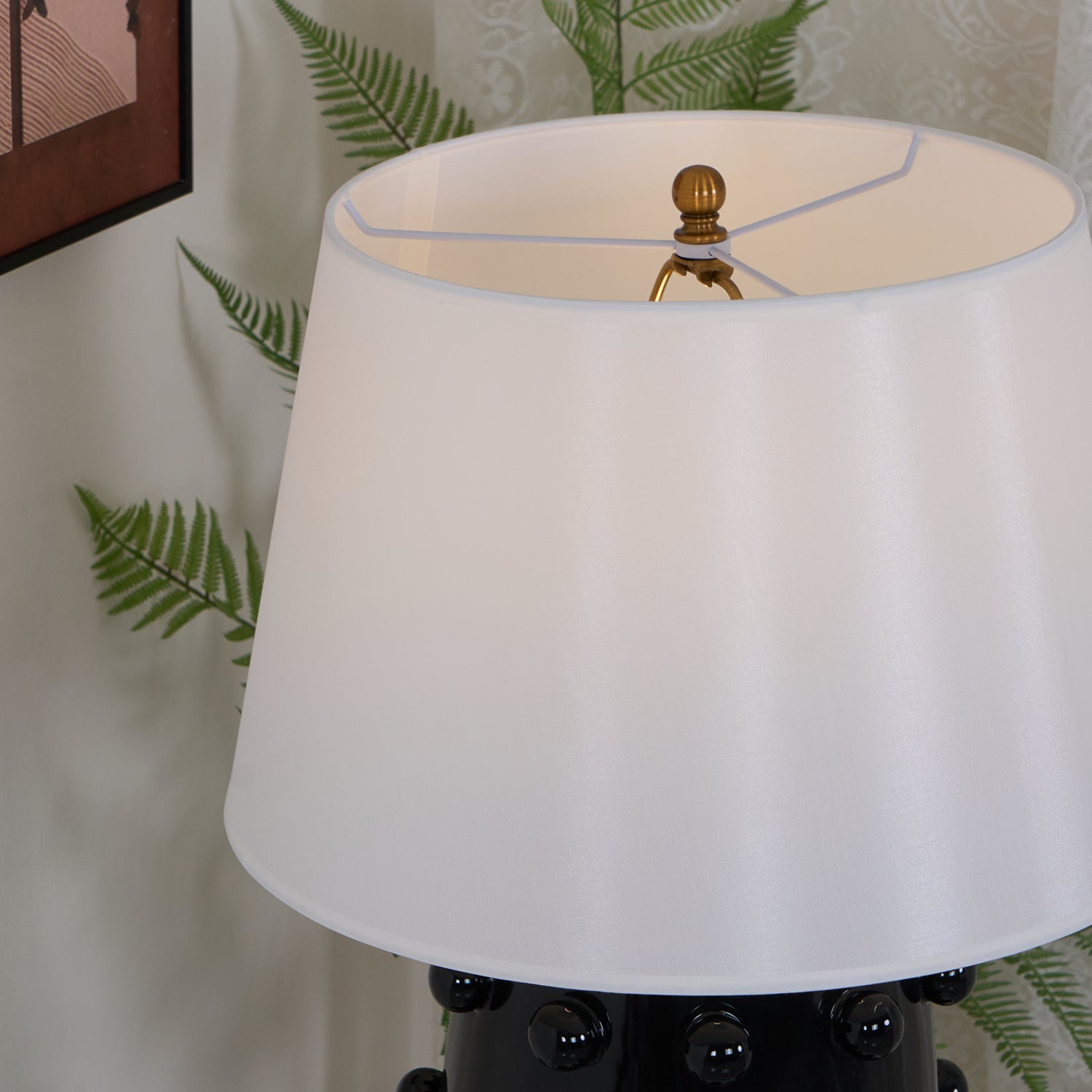 Polka Dot Porcelain Table Lamp