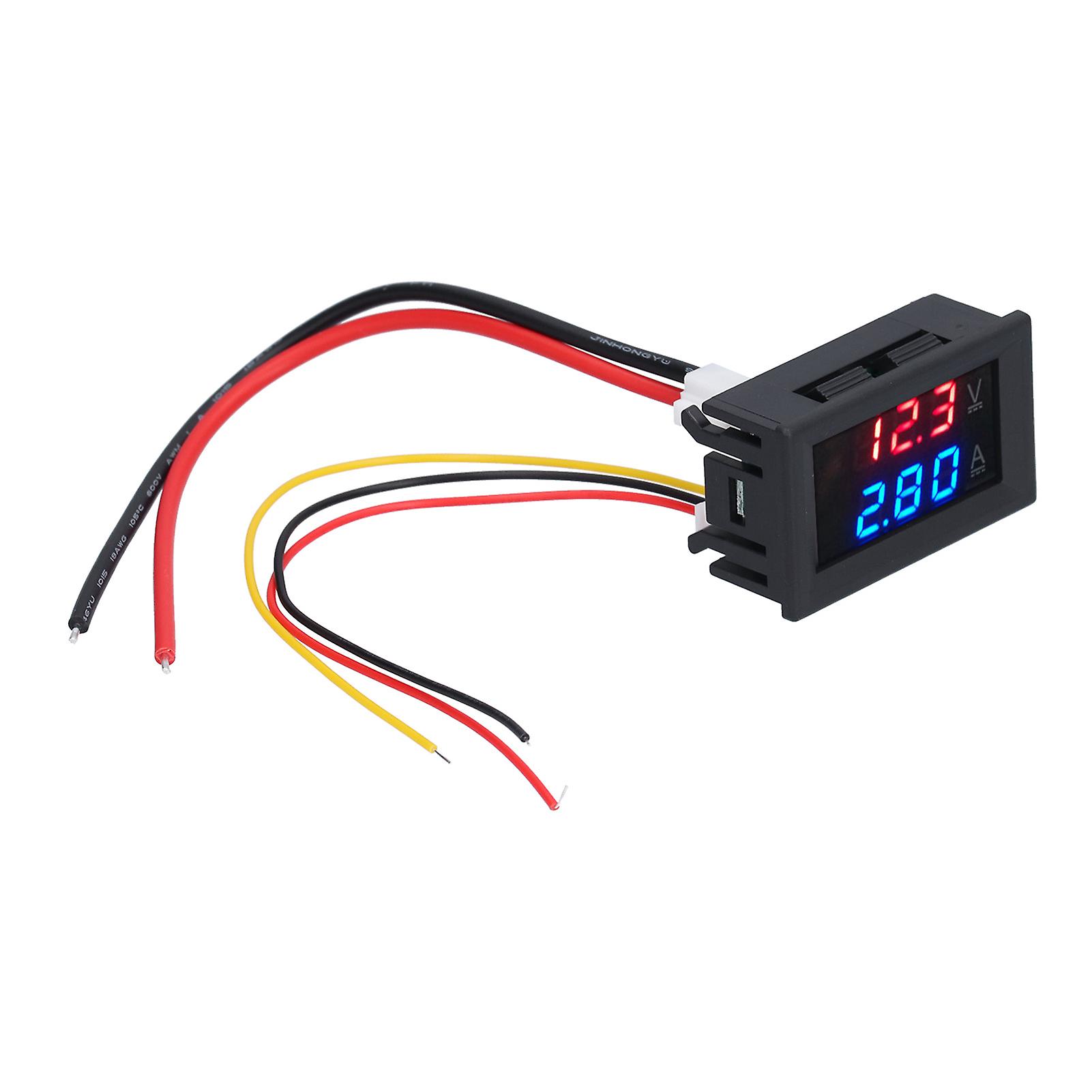 Digital Voltmeter Ammeter Dual Led Display Voltage Amperage Measurement Meter Dc 0v100v50a