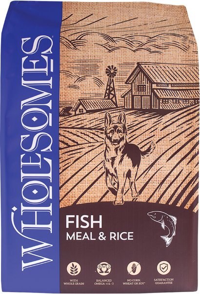 Wholesomes with Fish Meal and Rice Formula Adult Dry Dog Food