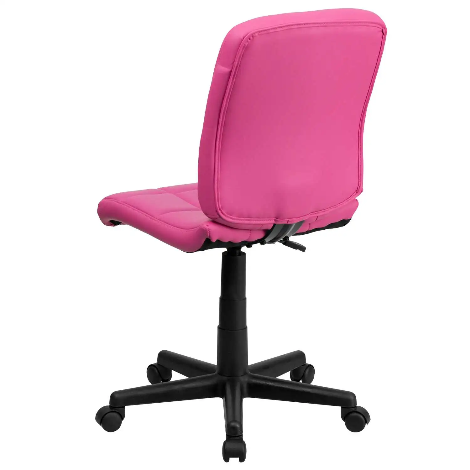 Pink Vinyl Office Chair