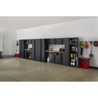 Husky 15-Piece Regular Duty Welded Steel Garage Storage System in Black (242 in. W x 75 in. H x 19 in. D) GS24015-WO