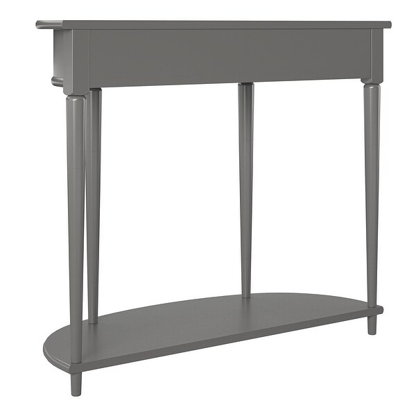 Ameriwood Home Aurora Half-Moon Console Table