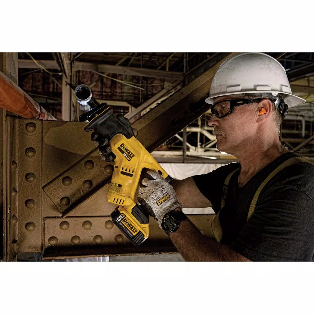 DEWALT 20-Volt MAX Cordless Compact Reciprocating Saw with (1) 20-Volt Battery 2.0Ah， (1) 20-Volt Battery 5.0Ah and Charger and#8211; XDC Depot